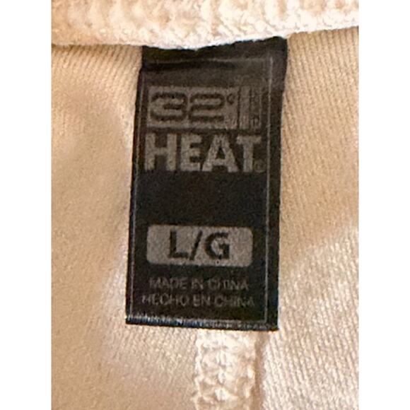 32 Degrees HEAT Fleece Joggers Bundle L Black & Cream Women’s Sweatpants - Picture 4 of 6